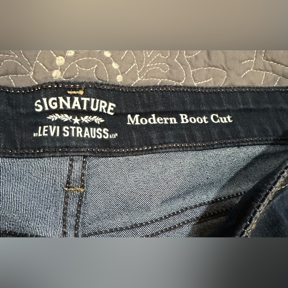 Levi Strauss Signature Womens Modern Boot Cut Jeans Size 14 - Picture 6 of 10